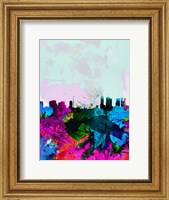 Melbourne Watercolor Skyline Fine Art Print