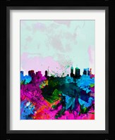 Melbourne Watercolor Skyline Fine Art Print