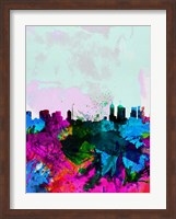 Melbourne Watercolor Skyline Fine Art Print