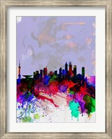 Shanghai Watercolor Skyline Fine Art Print