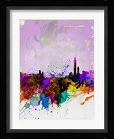 Taipei Watercolor Skyline Fine Art Print
