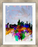 Copenhagen Watercolor Skyline Fine Art Print