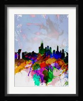 Copenhagen Watercolor Skyline Fine Art Print