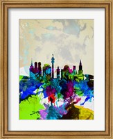 Munich Watercolor Skyline Fine Art Print