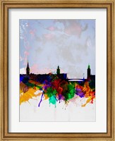 Stockholm Watercolor Skyline Fine Art Print