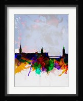Stockholm Watercolor Skyline Fine Art Print