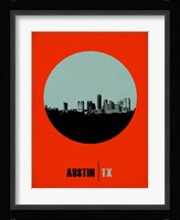 Austin Circle 2 Framed Print