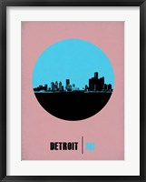 Detroit Circle 1 Framed Print