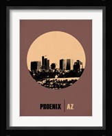Phoenix Circle 2 Framed Print