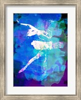 White Ballerina Watercolor Fine Art Print