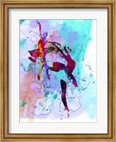 Two Ballerinas Watercolor 1 Fine Art Print