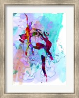 Two Ballerinas Watercolor 1 Fine Art Print