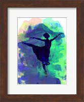 Ballerina's Dance Watercolor 2 Fine Art Print