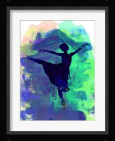 Ballerina's Dance Watercolor 2 Fine Art Print