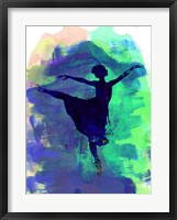 Ballerina's Dance Watercolor 2 Fine Art Print