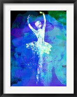 Ballerina's Dance Watercolor 4 Fine Art Print