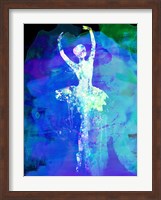 Ballerina's Dance Watercolor 4 Fine Art Print