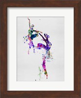 Two Ballerinas Dance Watercolor Fine Art Print