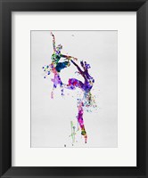 Two Ballerinas Dance Watercolor Fine Art Print