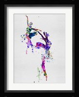 Two Ballerinas Dance Watercolor Fine Art Print
