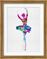 Ballerina Watercolor 1 Fine Art Print