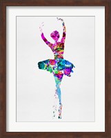 Ballerina Watercolor 1 Fine Art Print