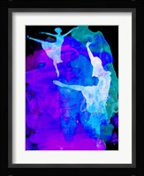 Two Ballerinas Watercolor 3 Fine Art Print