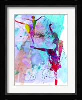 Two Ballerinas Watercolor 4 Fine Art Print