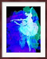 Purple Ballerina Watercolor Fine Art Print