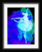 Purple Ballerina Watercolor Fine Art Print