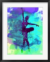 Ballerina Watercolor 4B Fine Art Print