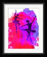 Two Dancing Ballerinas Fine Art Print