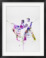 Romantic Ballet Watercolor 2 Fine Art Print