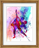 Romantic Ballet Watercolor 3 Fine Art Print