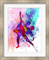 Romantic Ballet Watercolor 3 Fine Art Print