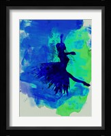 Ballerina on Stage Watercolor 5 Fine Art Print