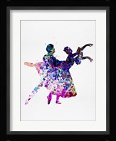 Ballet Dancers Watercolor 1 Fine Art Print