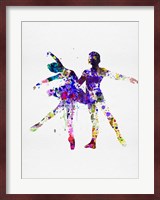 Ballet Dancers Watercolor 2 Fine Art Print
