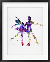 Ballet Dancers Watercolor 2 Fine Art Print