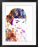 Amelie Watercolor Framed Print