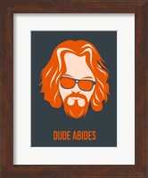 Dude Abides Orange Fine Art Print