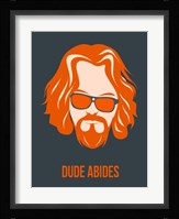 Dude Abides Orange Fine Art Print