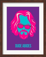 Dude Abides Purple Fine Art Print