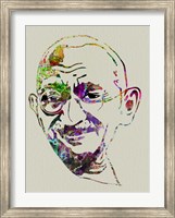 Gandhi Watercolor Fine Art Print