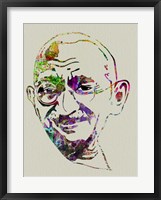 Gandhi Watercolor Fine Art Print
