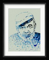 Hemingway Watercolor 1 Fine Art Print
