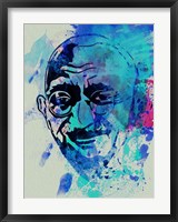 Gandhi Watercolor 1 Fine Art Print