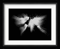 White Radiant World Map Fine Art Print