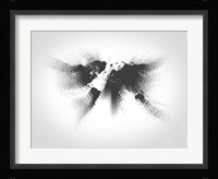 Black Radiant World Map Fine Art Print