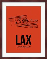 LAX Los Angeles Airport Orange Fine Art Print